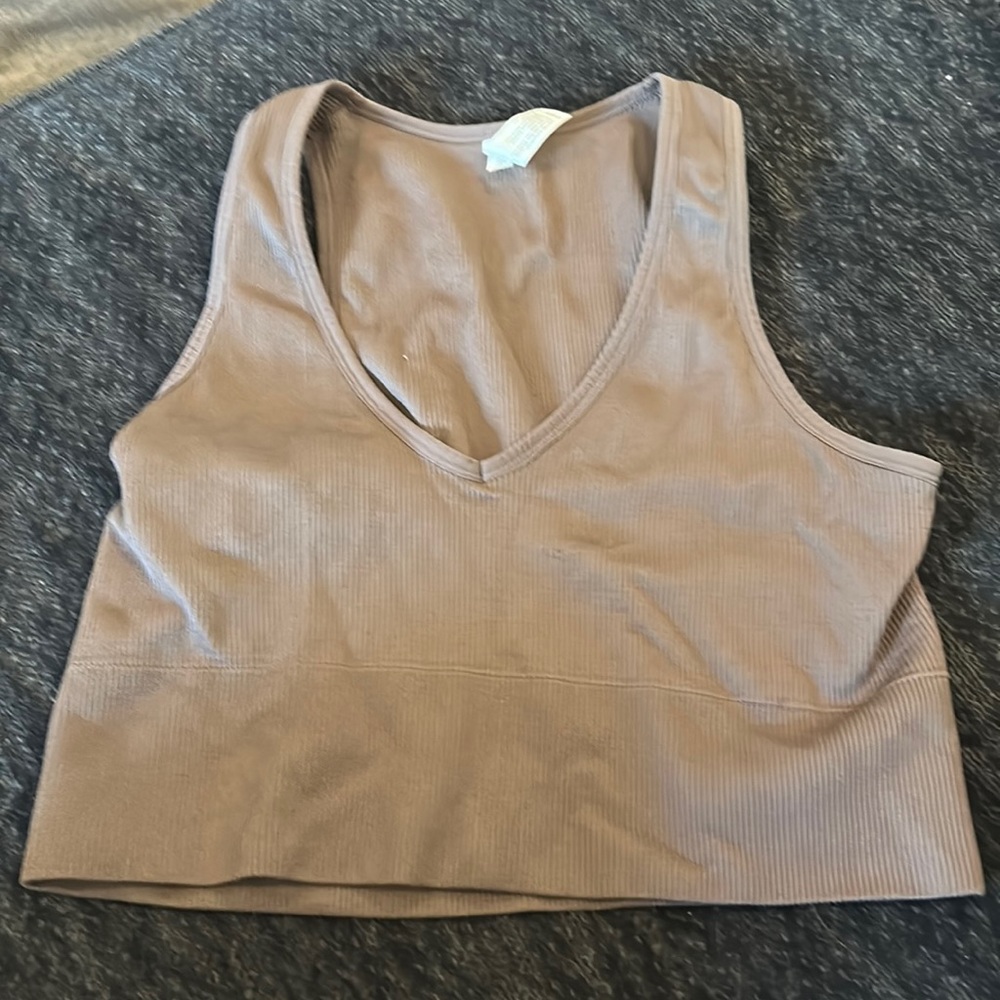 90 degree by reflex tank top brown size large